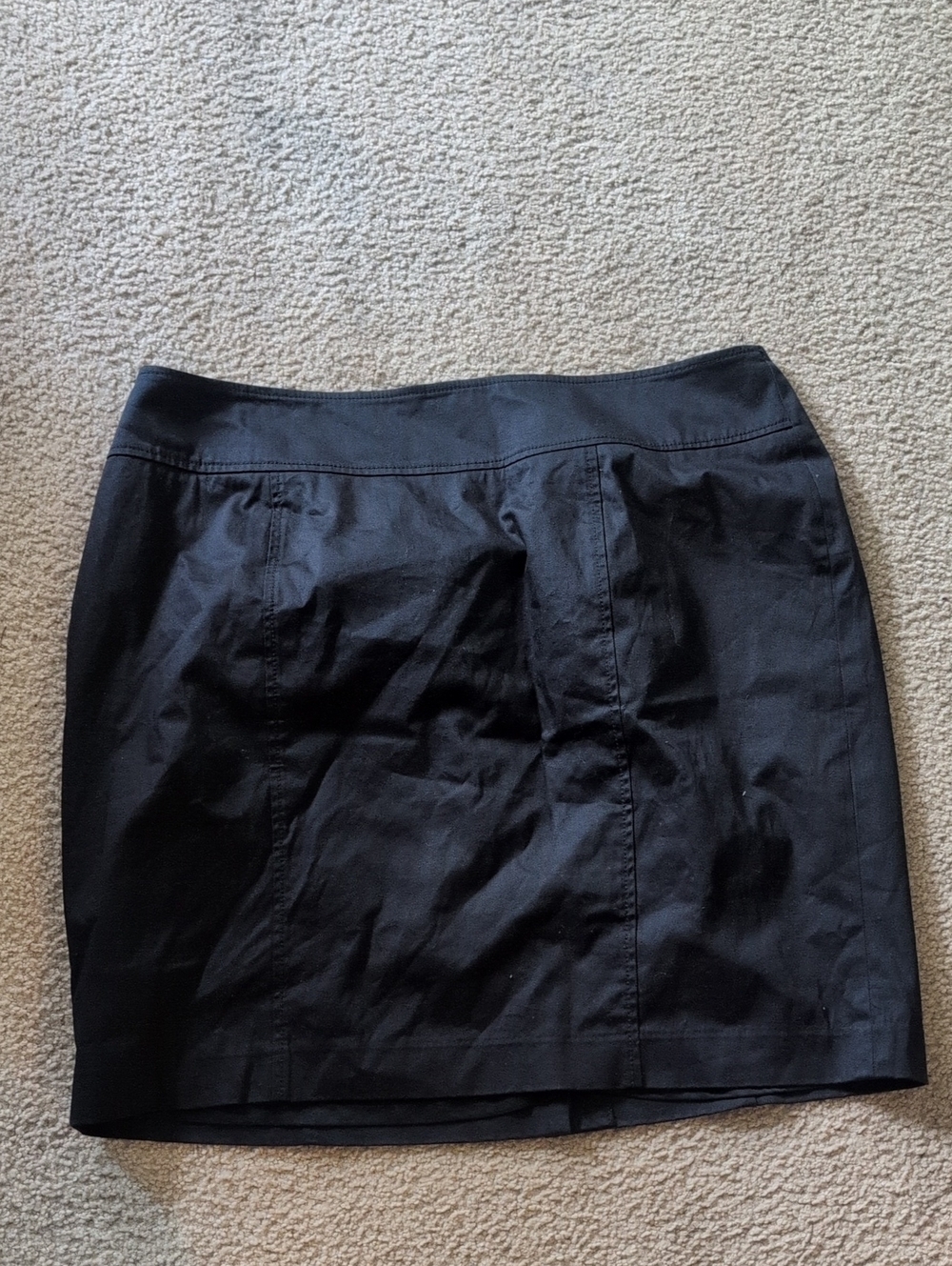 Talbots Black Fitted Pencil Skirt
